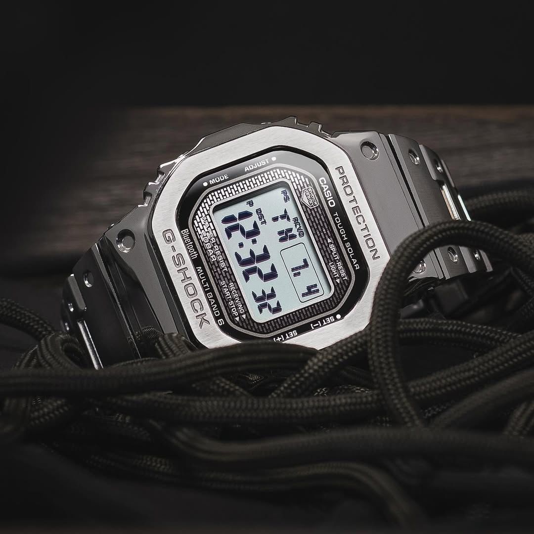 Casio G Shock Vintage Watch- Silver Chain