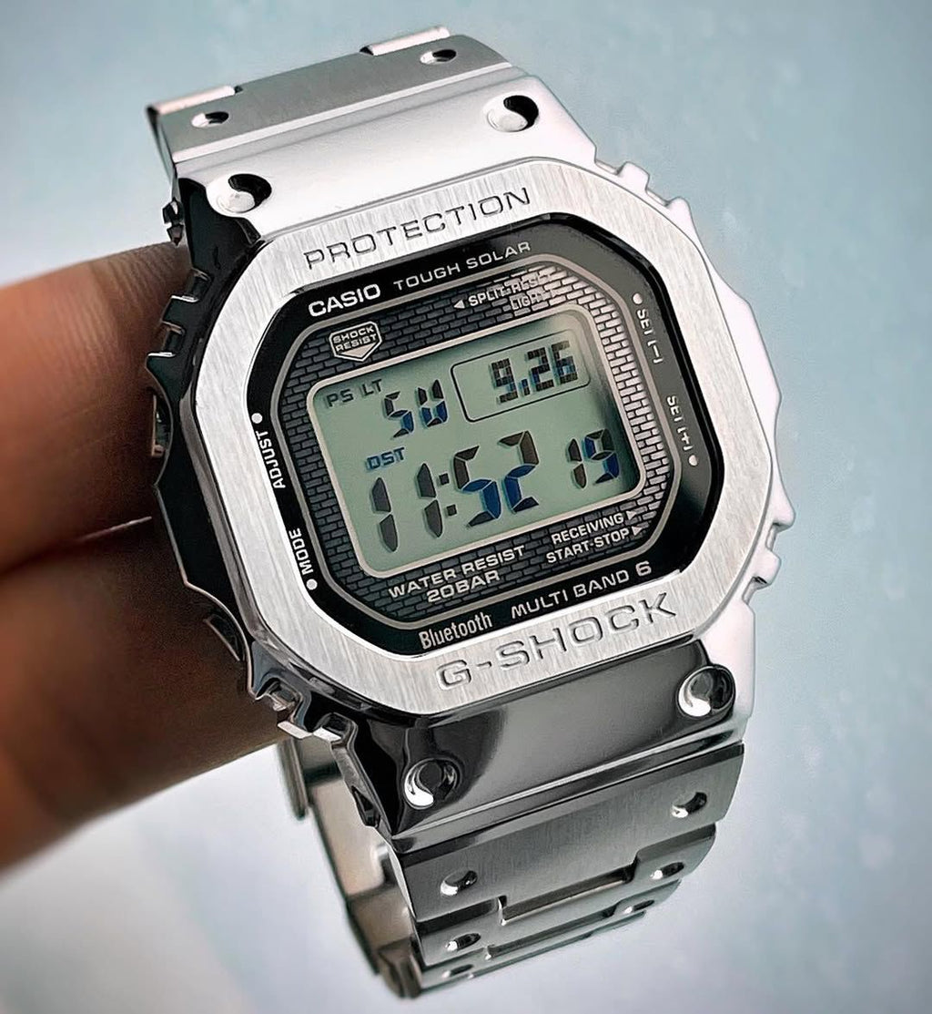 Casio G Shock Vintage Watch- Silver Chain