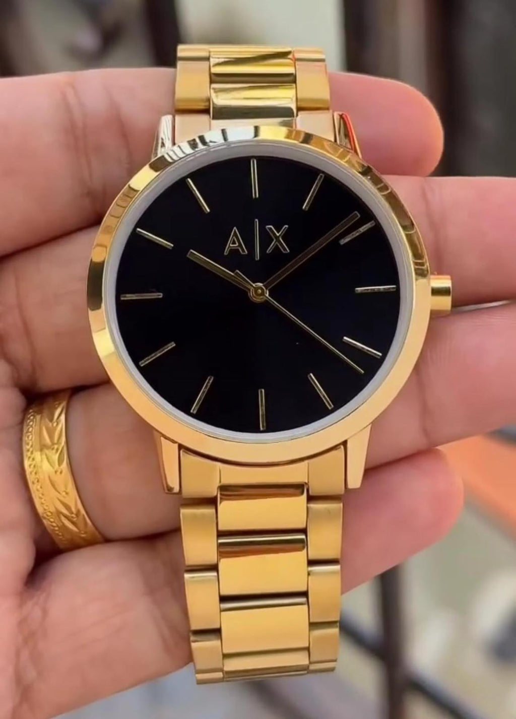 Armani Exchange -Model - AX2701. ( Golden Bracelet)